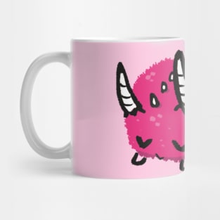 Sleepy Fuzzy Doodle Monster Mug